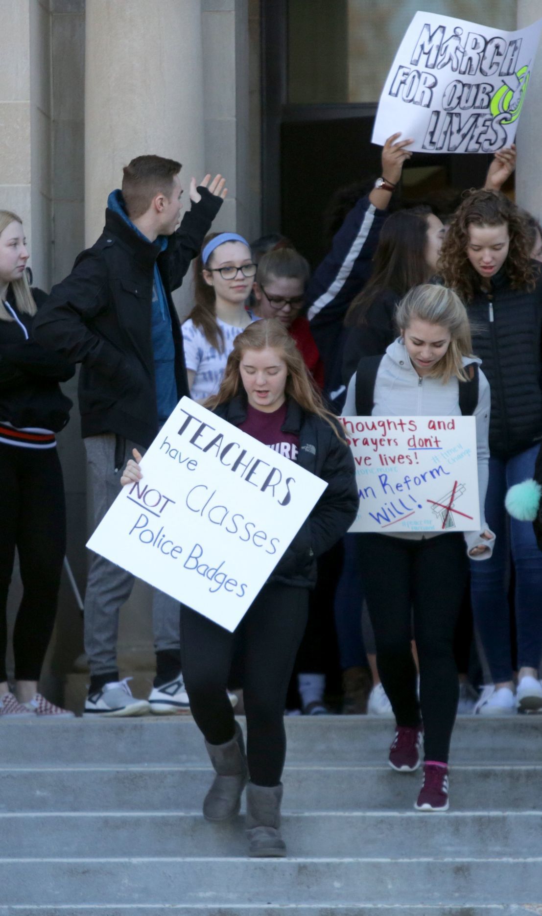 Webster Groves students walk out